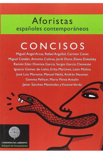 CONCISOS AFORISTAS ESPAÑOLES CONTEMPORANEOS