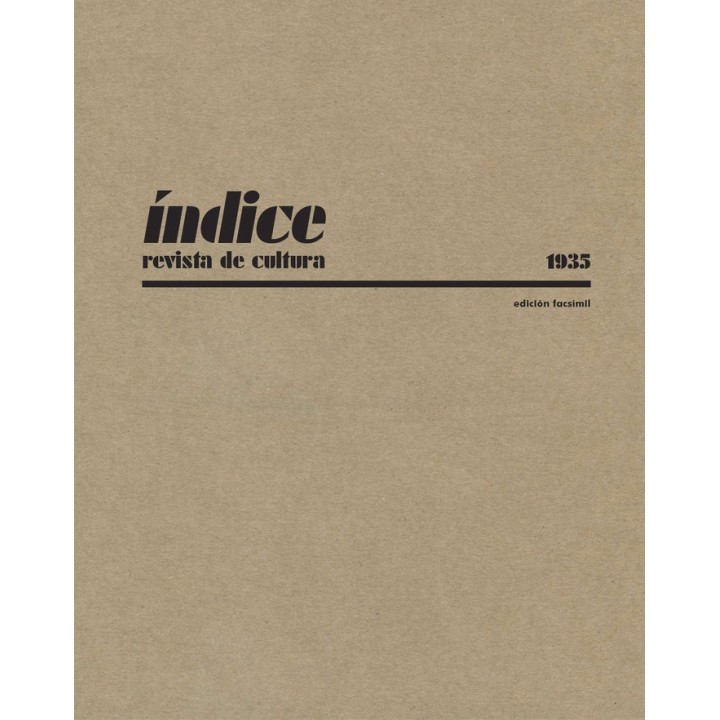 INDICE REVISTA DE CULTURA