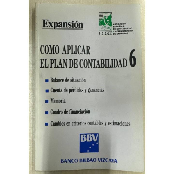 COMO APLICAR EN PLAN DE CONTABILIDAD 6