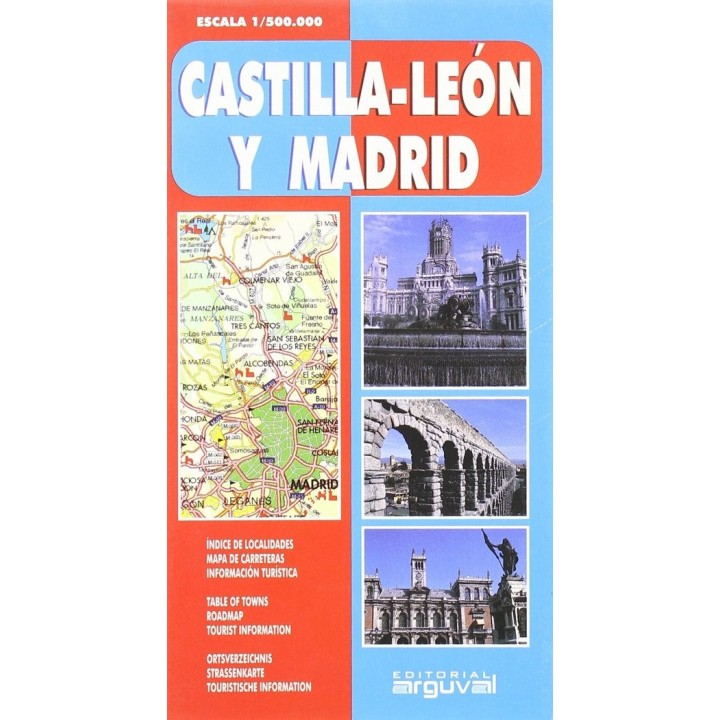 MAPA DE MADRID CASTILLA Y LEON
