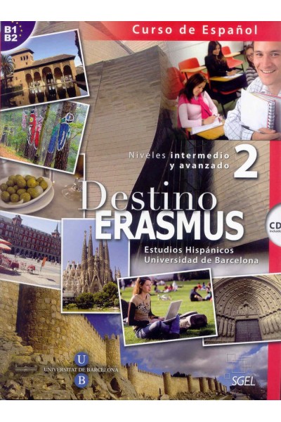 DESTINO ERASMUS 2 INTERMEDIO (ALUMNO B1+B2) (+ CD)