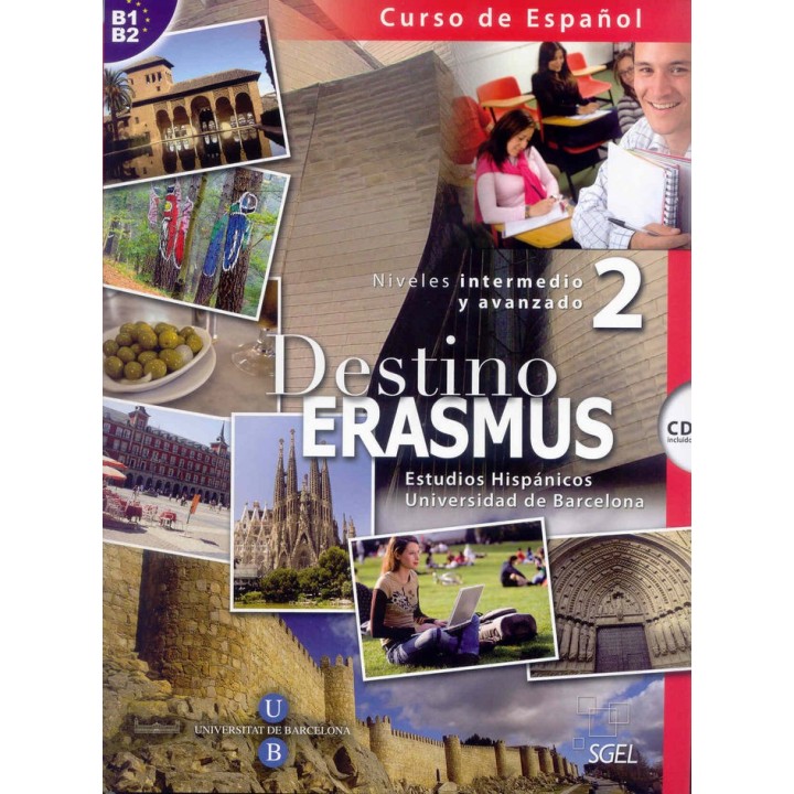 DESTINO ERASMUS 2 INTERMEDIO (ALUMNO B1+B2) (+ CD)