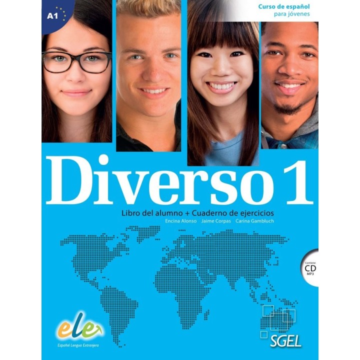 DIVERSO 1 (LIBRO DEL ALUMNO+CUADERNO DE EJERCICIOS+CD) (A1)