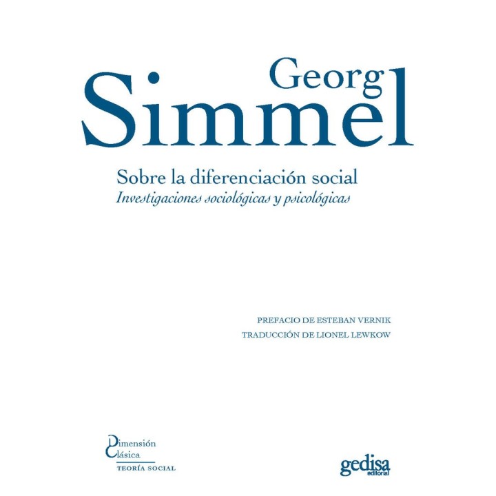 SOBRE LA DIFERENCIACION SOCIAL