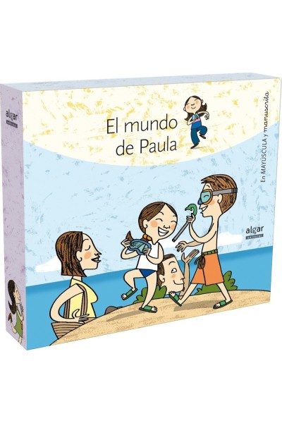 MALETA EL MUNDO DE PAULA MAYUSCULA Y MANUSCRITA