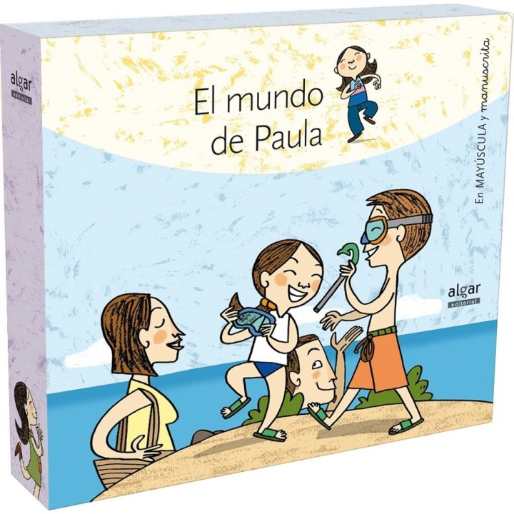 MALETA EL MUNDO DE PAULA MAYUSCULA Y MANUSCRITA