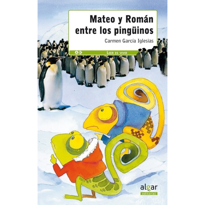 MATEO Y ROMAN ENTRE LOS PINGUUINOS