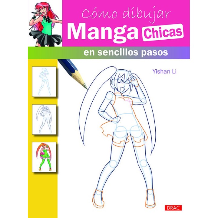 COMO DIBUJAR MANGA CHICAS SENCILLOS PASOS