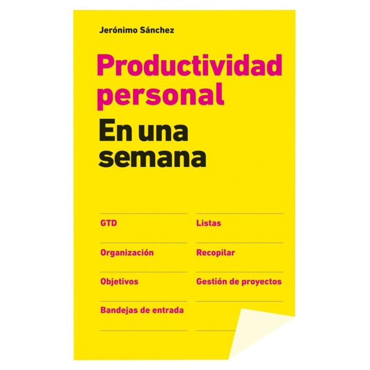 PRODUCTIVIDAD PERSONAL EN UNA SEMANA