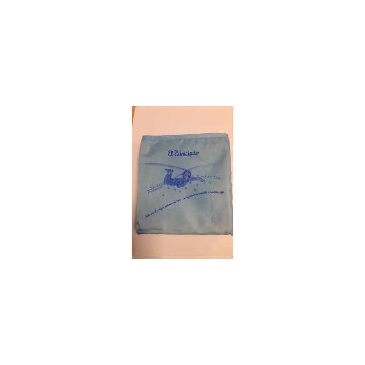 BOLSA PLEGABLE EL PRINCIPITO AZUL