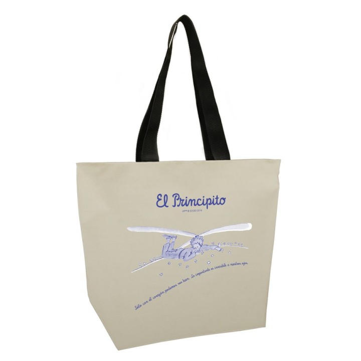 BOLSA MEGA SHOPPER EL PRINCIPITO - SOLO CON EL CORAZON