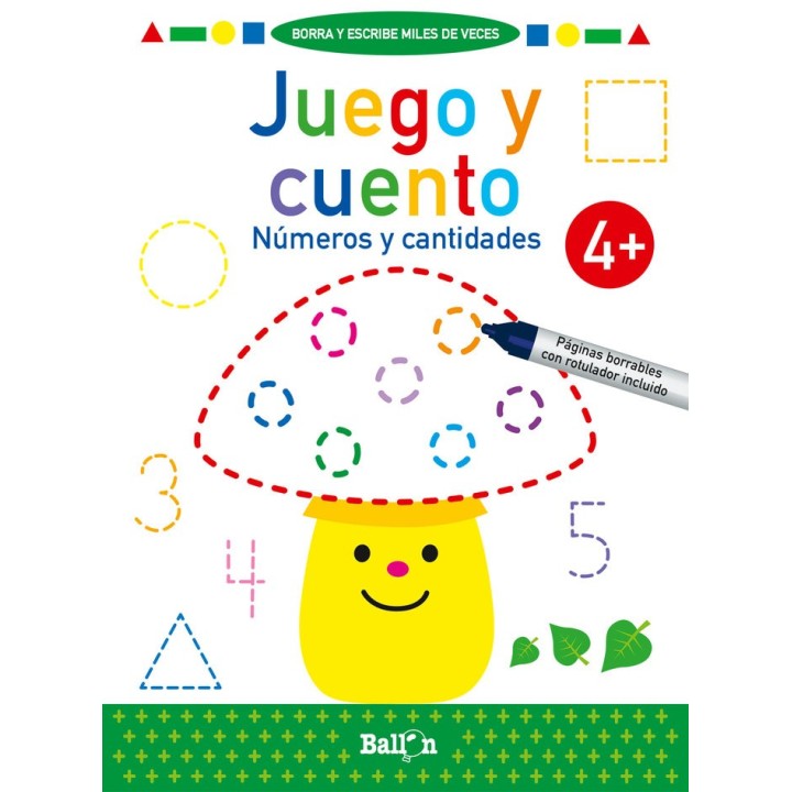 JUEGO Y CUENTO NUMEROS Y CANTIDADES +4