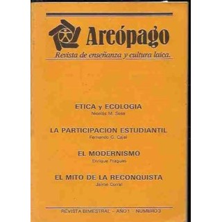AREOPAGO. REVISTA DE ENSEÑANZA Y CULTURA LAICA. AÑO 1 NUMERO 3