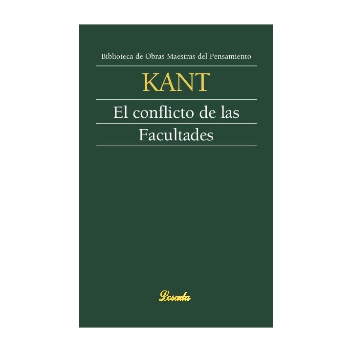 CONFLICTO DE LAS FACULTADES,EL