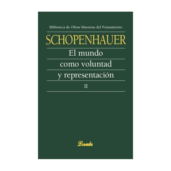 MUNDO COMO VOLUNTAD Y REPRESENTACION II