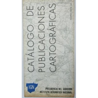 Catalogo de publicaciones cartograficas