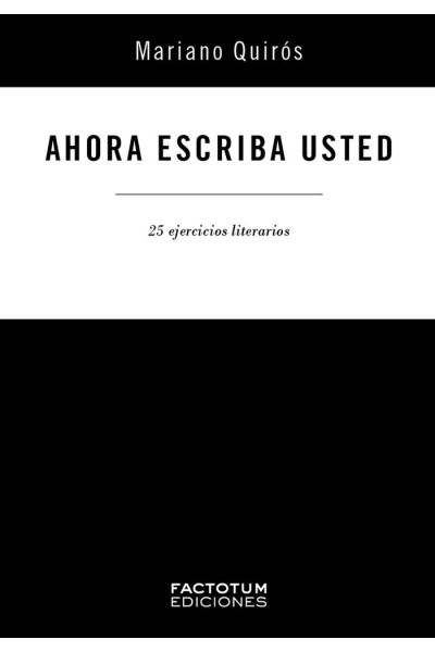 AHORA ESCRIBA USTED
