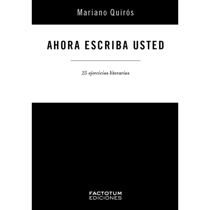 AHORA ESCRIBA USTED