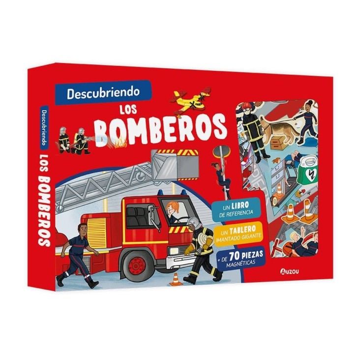 DESCUBRIENDO LOS BOMBEROS TABLERO MAGNETICO