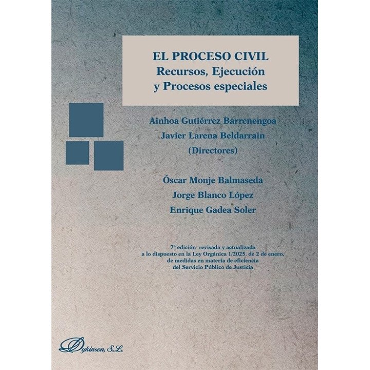 EL PROCESO CIVIL 7ª ED