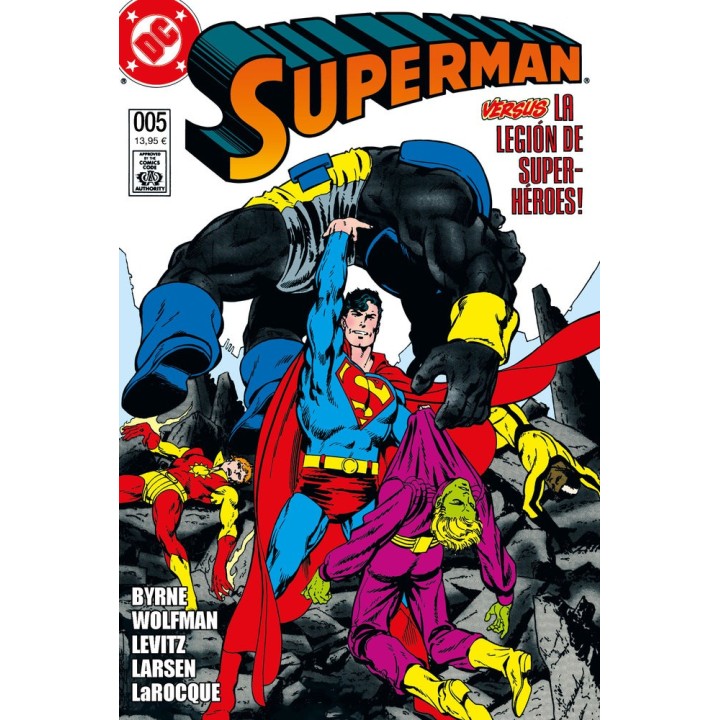 BIBLIOTECA SUPERMAN 5 LA LEGION SUPER-HEROES
