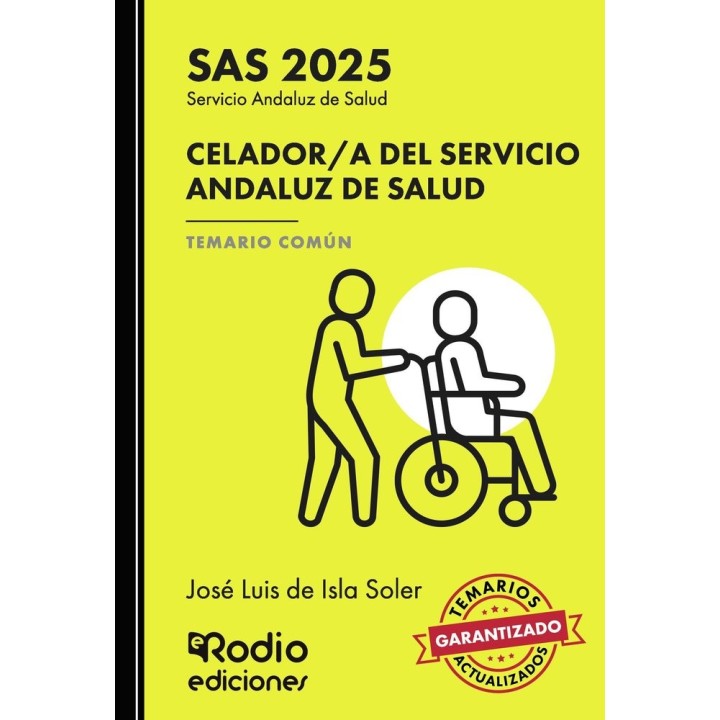 CELADOR/A SERVICIO ANDALUZ SALUD TEMARIO COMUN. SAS
