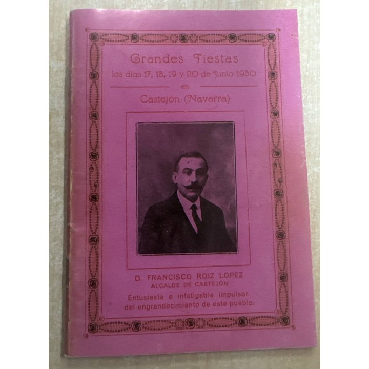 GRANDES FIESTAS LOS DÍAS 17, 18, 19 Y 20 DE JUNIO 1930
