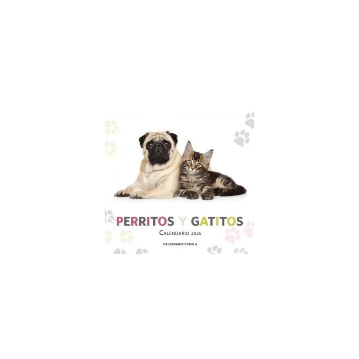 Calendario perritos y gatitos 2026