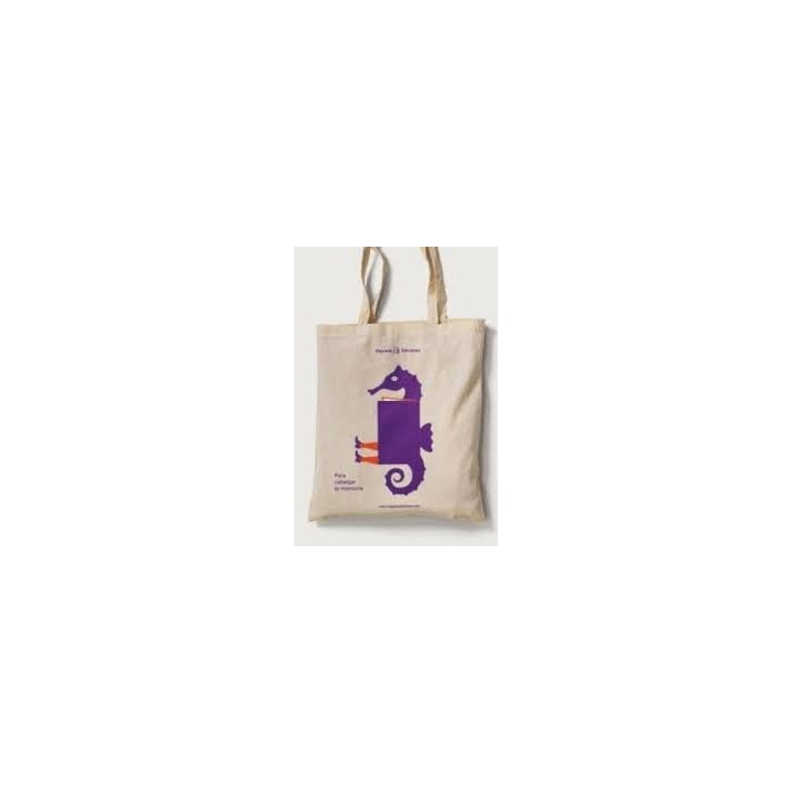 TOTE BAG HIPPOCAMPUS PARA CABALGAR LA MEMORIA