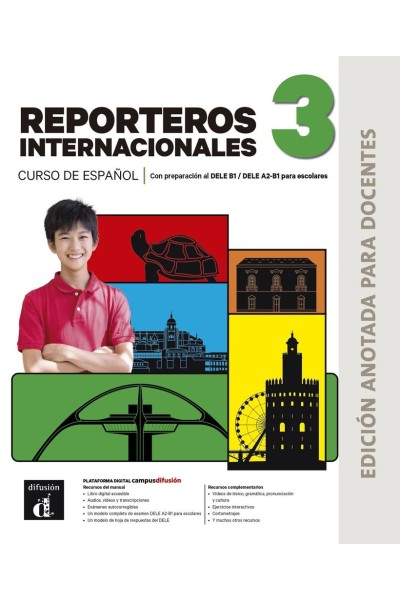 NUEVO REPORTEROS INTERNACIONALES 3 ED ANOTADA PARA DOCENTES