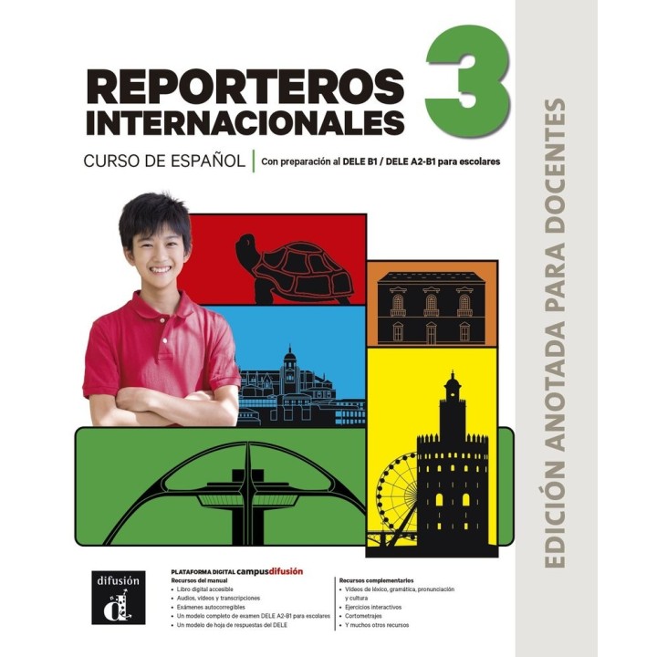 NUEVO REPORTEROS INTERNACIONALES 3 ED ANOTADA PARA DOCENTES