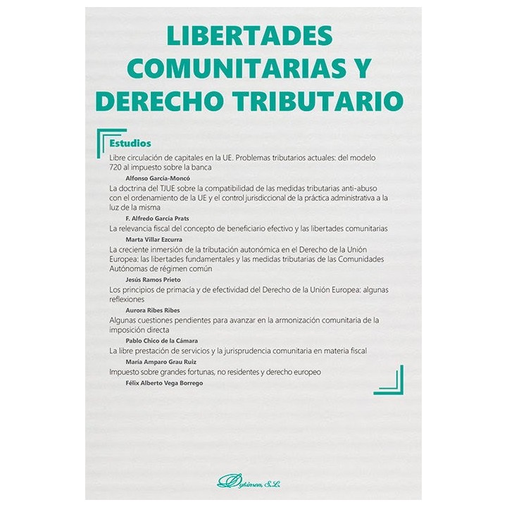 LIBERTADES COMUNITARIAS Y DERECHO TRIBUTARIO