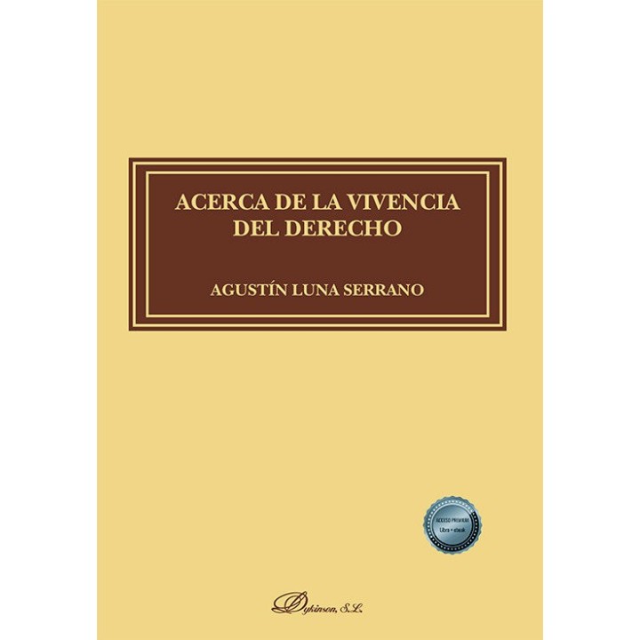 ACERCA DE LA VIVENCIA DEL DERECHO