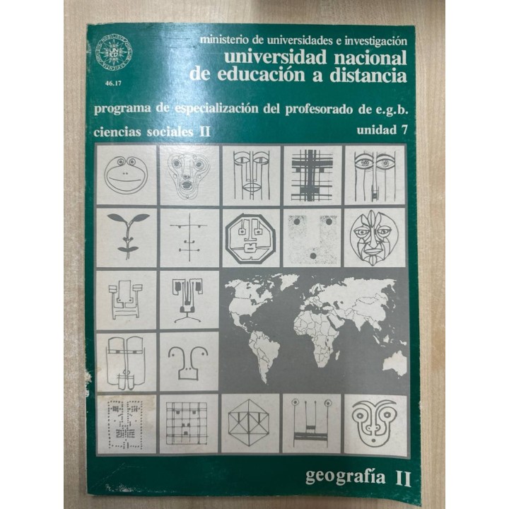 Universidad Nacional de Educación a Distancia. Ciencias Sociales II - Geografía II. Unidad (7).