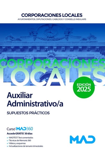 AUXILIAR ADMINISTRATIVO/A CORPORACIONES LOCALES