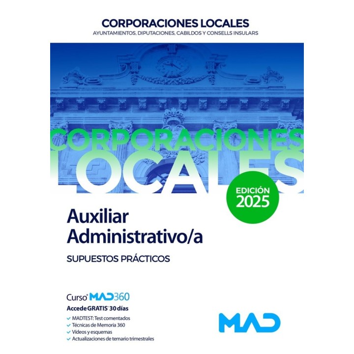AUXILIAR ADMINISTRATIVO/A CORPORACIONES LOCALES