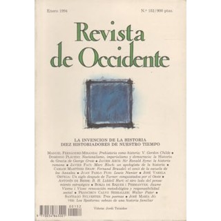 REVISTA DE OCCIDENTE. Enero 1994. Numero 152