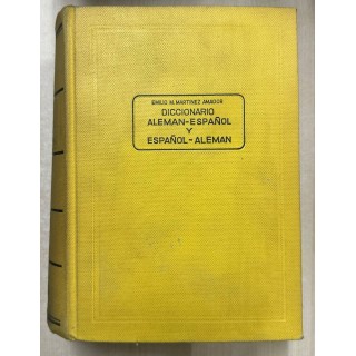 DICCIONARIO ELEMÁN-ESPAÑOL Y ESPAÑOL-ALEMÁN EMILIO MARTINEZ.