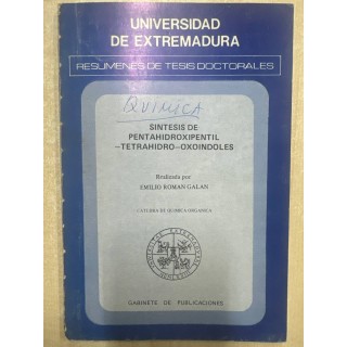UNIVERSIDAD DE EXTREMADURA RESUMENES DE TESIS DOCTORALES