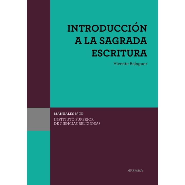 ISCR INTRODUCCION A LA SAGRADA ESCRITURA