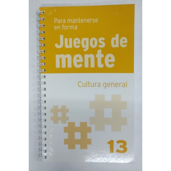 Juegos De Mente. Para mantenerse en forma. Cultura general 13