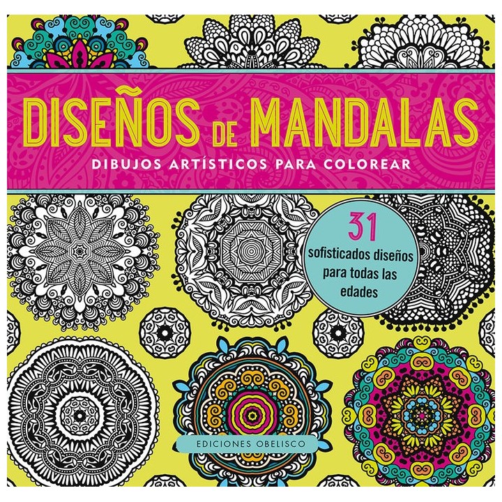 DISEÑO DE MANDALAS CUADERNO PARA COLOREAR