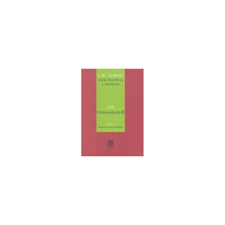 CORRESPONDENCIA III (VOL.16A)