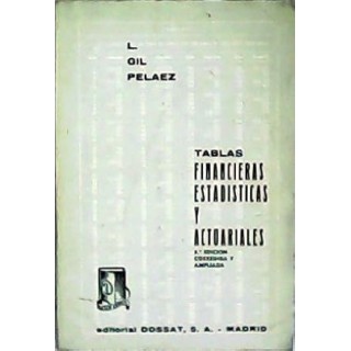 TABLAS FINANCIERAS ESTADISTICAS Y ACTUARIALES