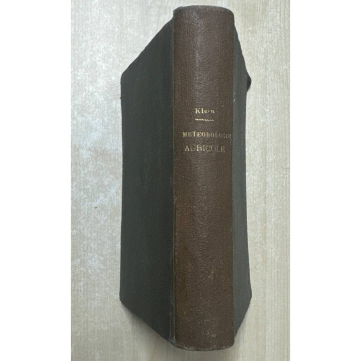 MÉTÉOROLOGIE AGRICOLE