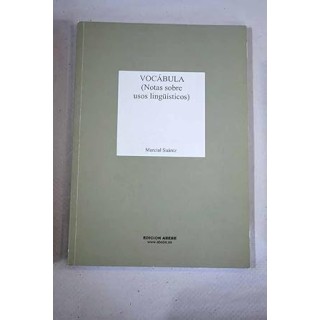 VOCÁBULA (Notas sobre usos lingüísticos)