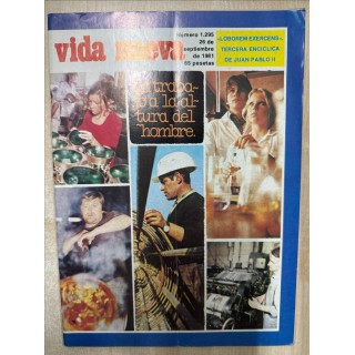 REVISTA VIDA NUEVA. NUMERO 1.295 26 de septiembre de 1981. Un trabajo a la altura del hombre.
