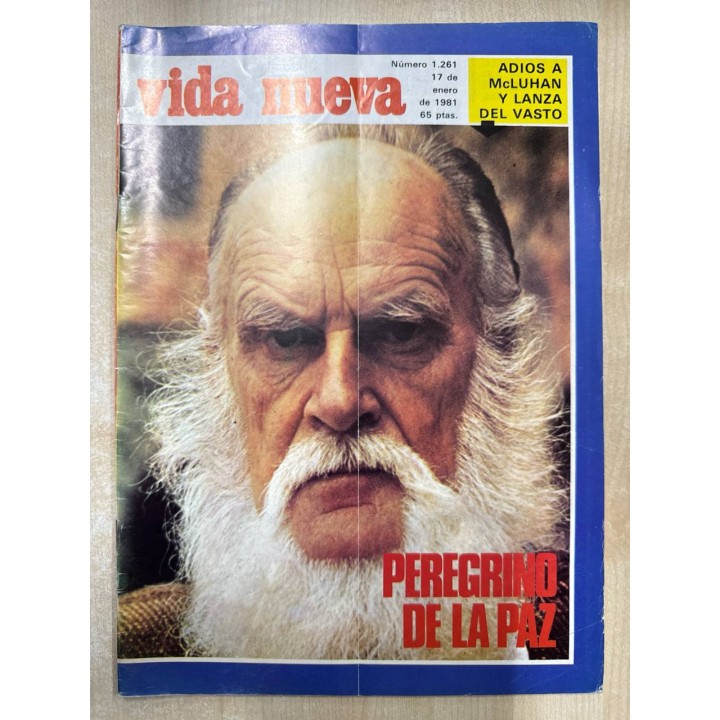 REVISTA VIDA NUEVA. NUMERO 1.261 - 17 DE ENERO DE 1981. PEREGRINO DE LA PAZ.