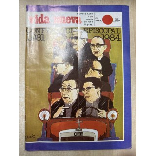REVISTA VIDA NUEVA. NUMERO 1.268 - 7 DE MARZO DE 1981. CONCONFERENCIA EPISCOPAL 1981-1984.