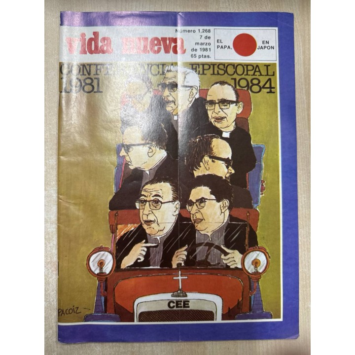 REVISTA VIDA NUEVA. NUMERO 1.268 - 7 DE MARZO DE 1981. CONCONFERENCIA EPISCOPAL 1981-1984.